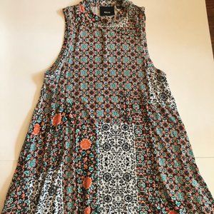 Anthropologie | High-neck Patterned Dress